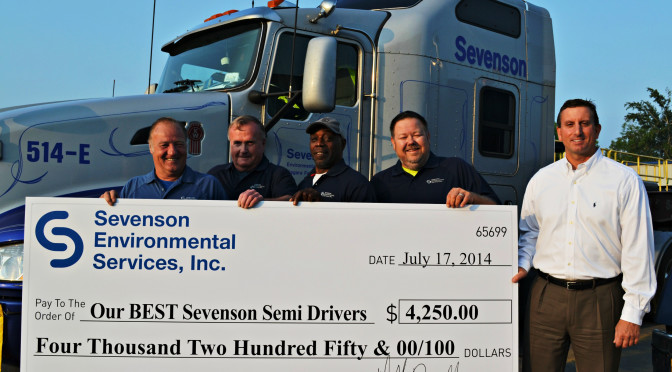 Sevenson drivers honored for safety behind the wheel