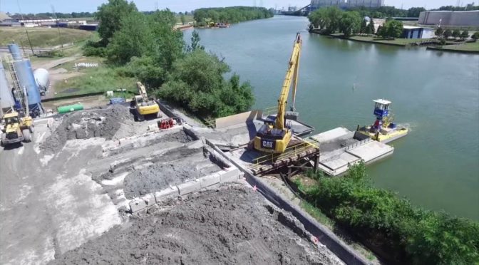 Drone Video of the River Raisin Dredging Project