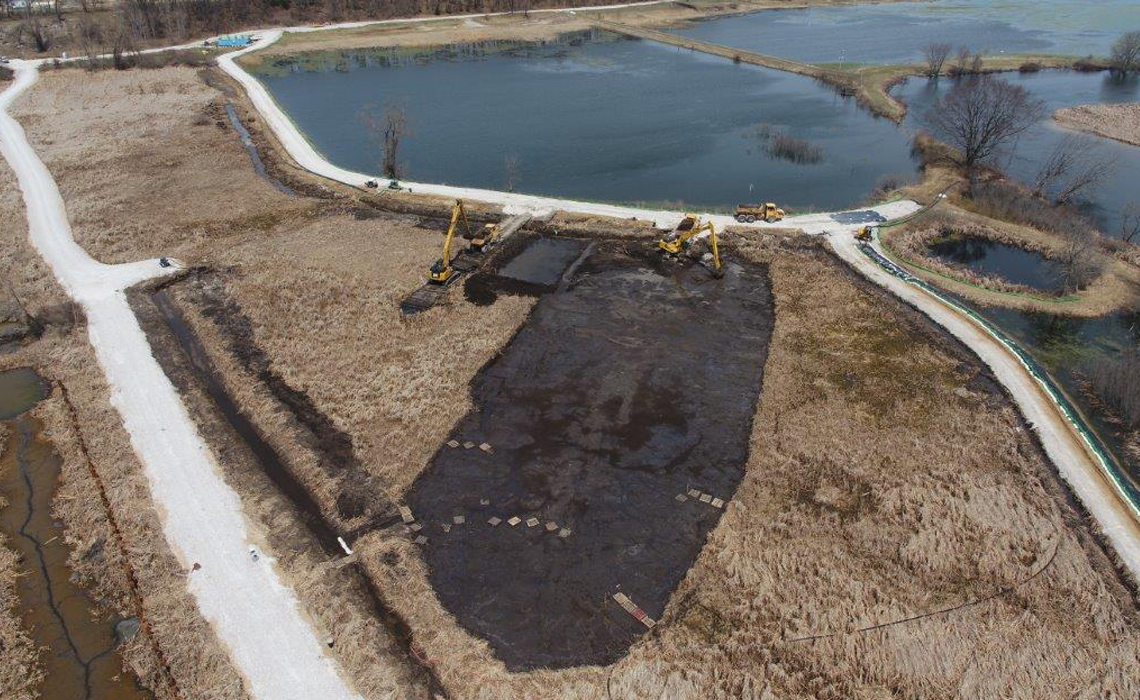 Former Zephyr Oil Refinery Site – Fire Suppression Ditch Area Remediation