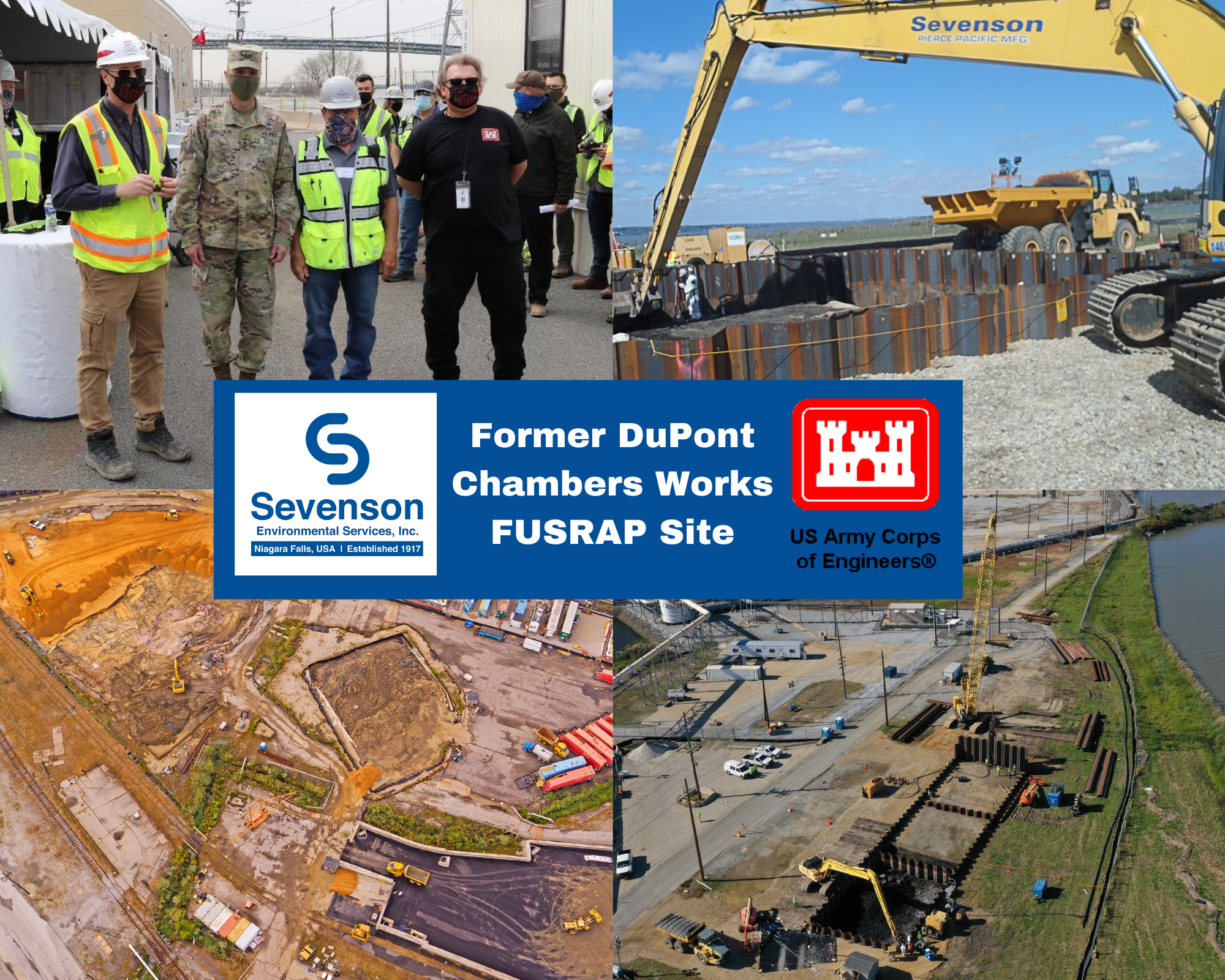USACE LTG Spellmon – Site Visit to Sevenson’s Deepwater FUSRAP Site