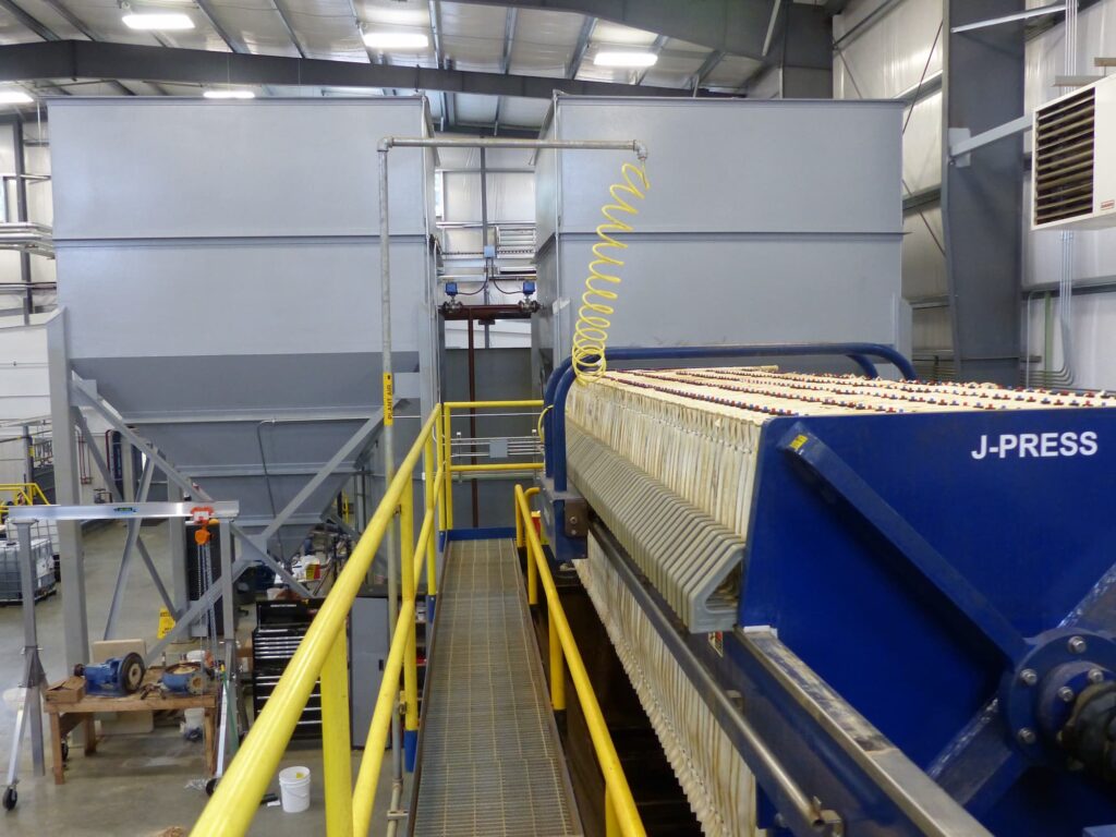 Gasco Sludge Gravity Thickeners and Filter Press